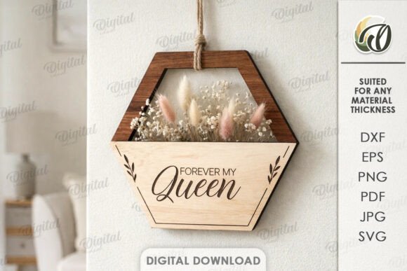 Download Mother's Day Floral Decor Laser Cut - Premium Resources