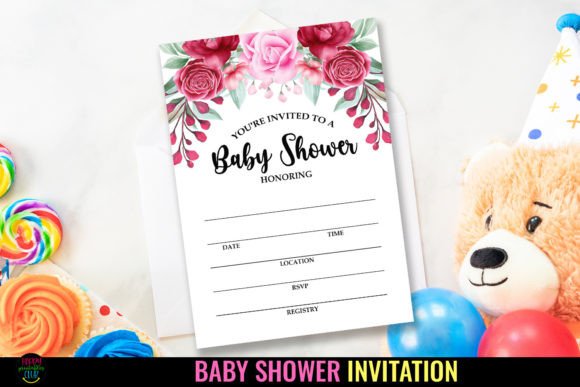 Download Baby Shower Party Invitations I Template - Party Collection