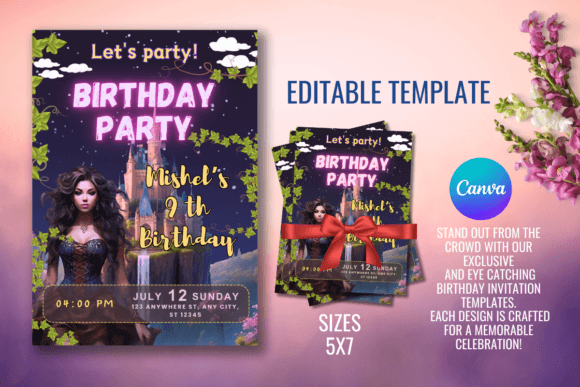 Download Digital Birthday Party Invitations - Party Collection