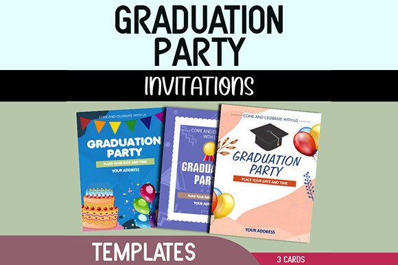 Download Editable Graduation Party Invitations - Party Collection