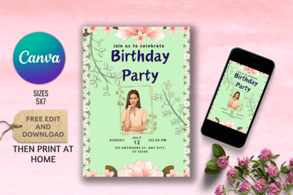 Download Digital Birthday Party Invitations - Party Collection