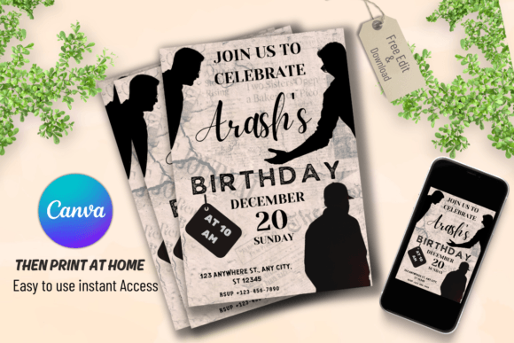 Download Digital Birthday Party Invitations - Party Collection